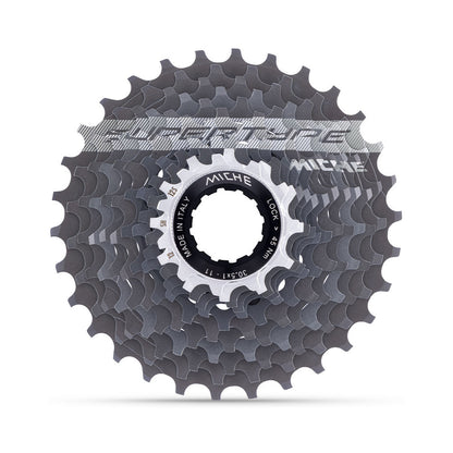 12-fach-Kassette MICHE SUPERTYPE Shimano – Hauptfoto auf weißem Hintergrund