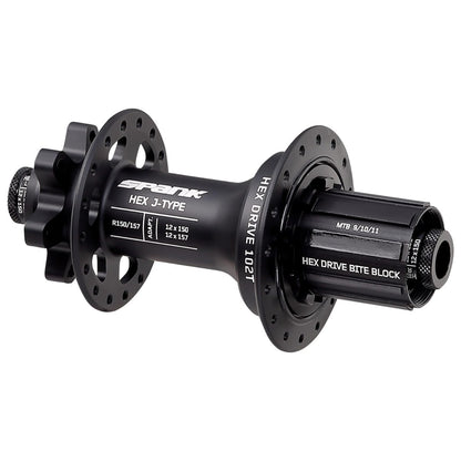 Hinterradnabe SPANK HEX DRIVE 102T 12x150/157 mm