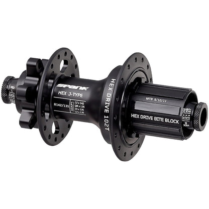 Hinterradnabe SPANK HEX DRIVE 102T 12x135/142 mm