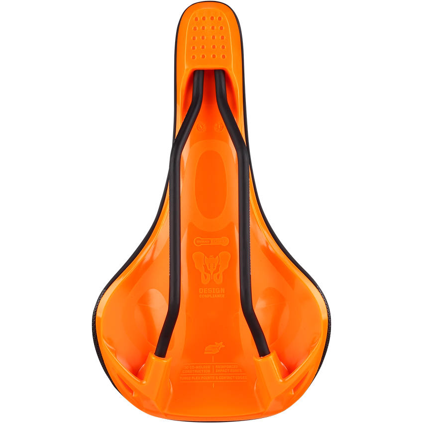 Sattel SPANK OOZY 280 144mm Rails CrMo Orange