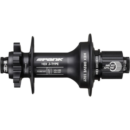 Hinterradnabe SPANK HEX DRIVE 102T 12x150/157 mm