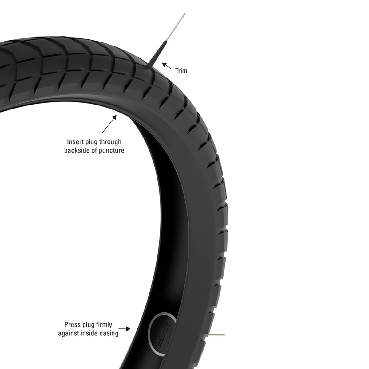 LEZYNE TUBELESS PRO PLUG Stopfen-Reparaturset