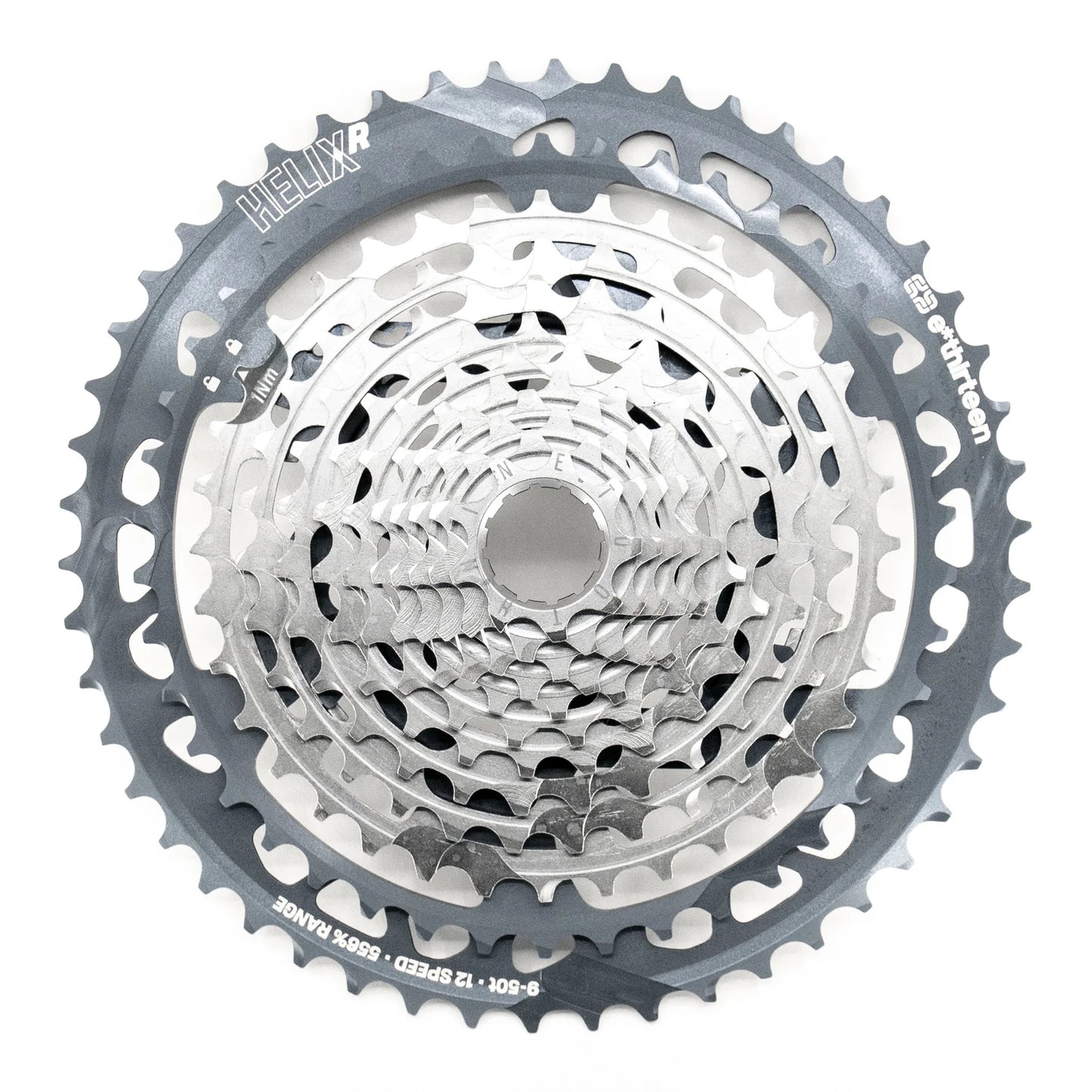 Kassette 12V E-THIRTEEN Helix Race Sram/Shimano XD Grau