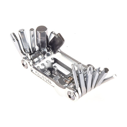 Multi-Tool TOPEAK MINI PRO Silber (20 Werkzeuge + Tasche)