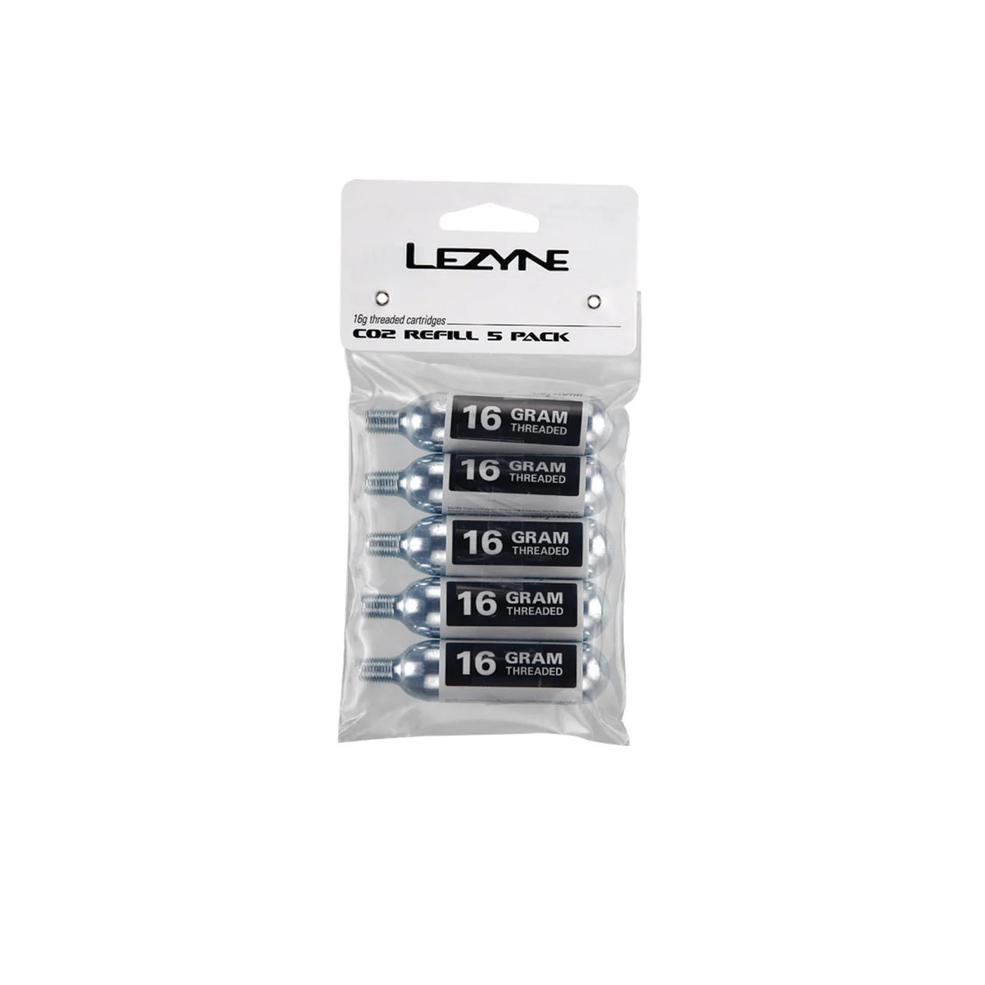 LEZYNE CO2-Kartusche mit Gewinde (x5)