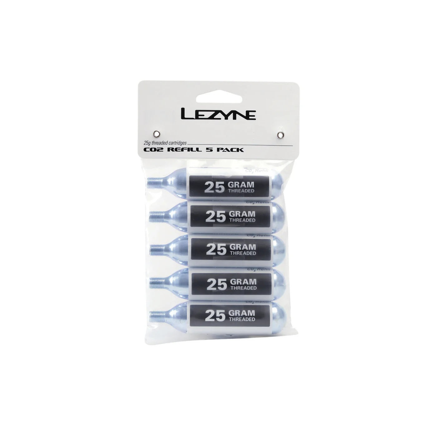 LEZYNE CO2-Kartusche mit Gewinde (x5)