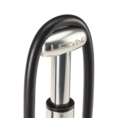 Kompakte Standpumpe LEZYNE MICRO FLOOR DRIVE HP Silber