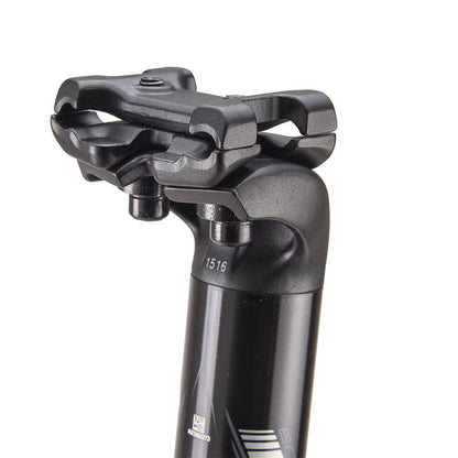 Sattelstütze FSA ENERGY Rückversatz 20 mm Schwarz/Grau