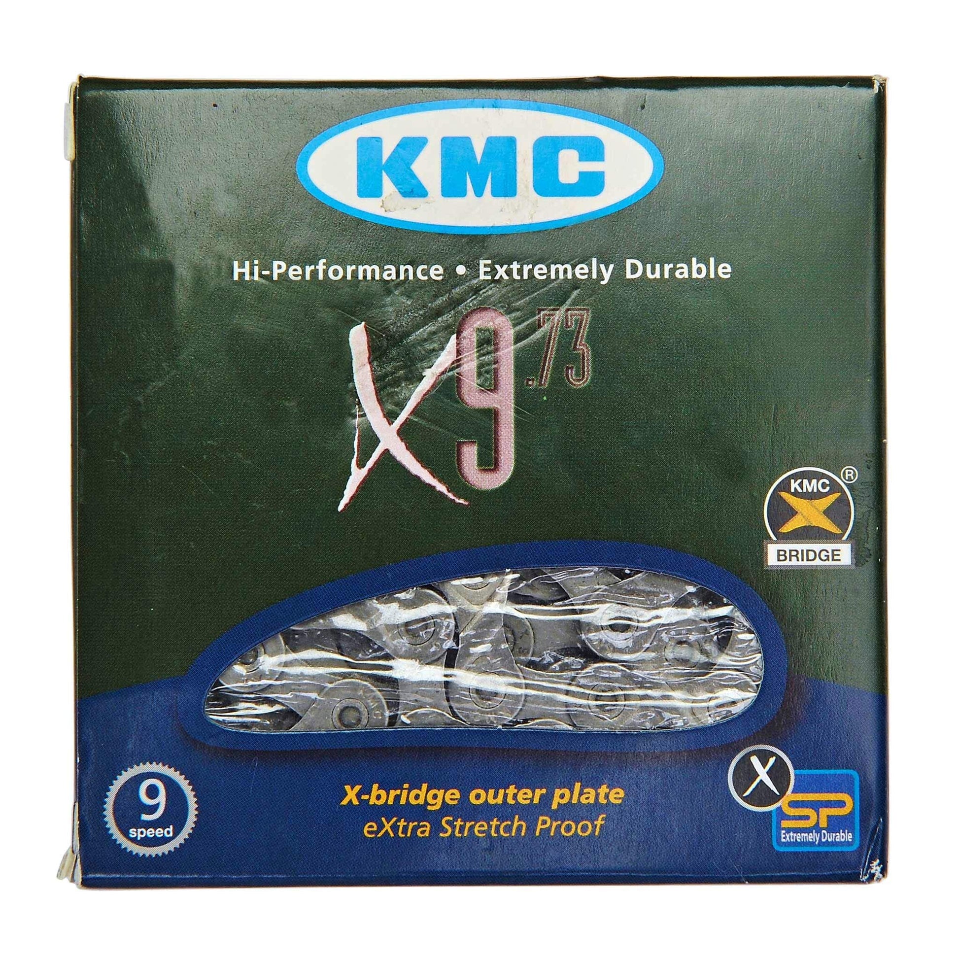 Chaîne 9V KMC X9 Gris