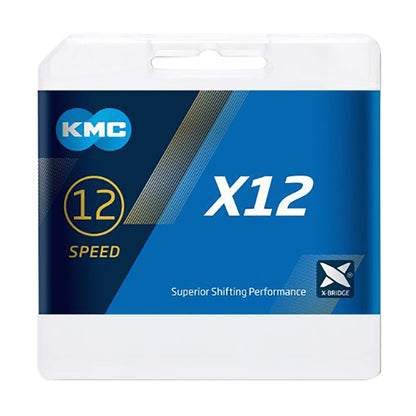 Kette 12V KMC X12 Silber