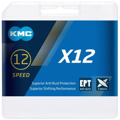 Kette 12V KMC X12 EPT Silber