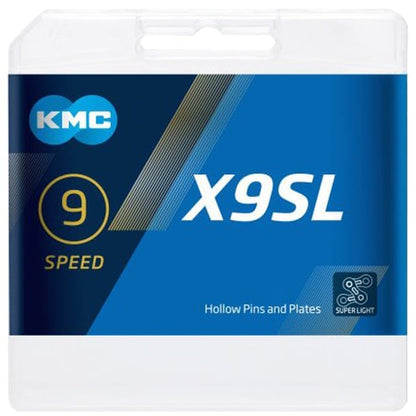 Kette 9-fach KMC X9SL Silber