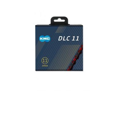 Kette 11-fach KMC DLC11 Schwarz/Rot