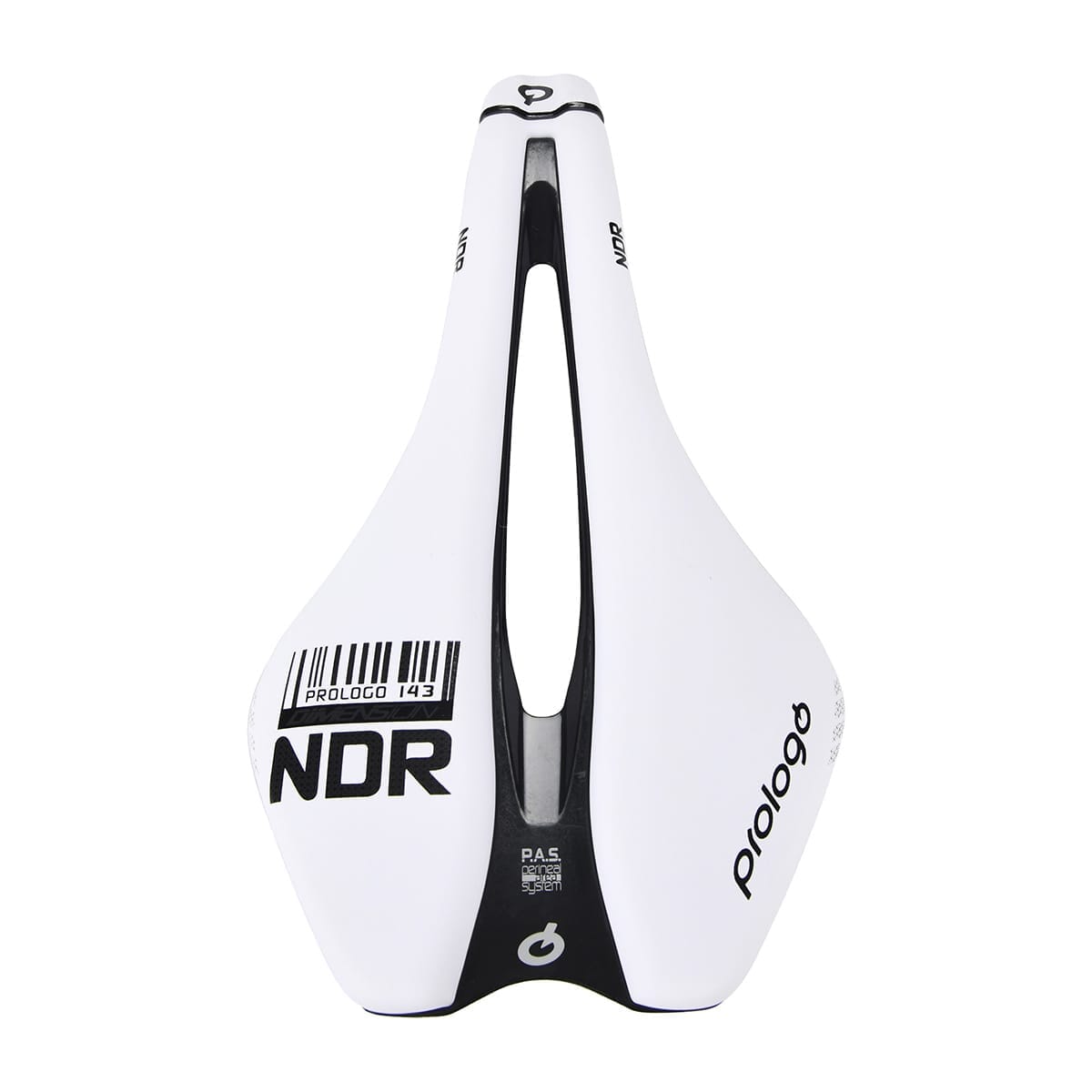 Sattel PROLOGO DIMENSION NDR Schienen Carbon Breite 143mm Weiß