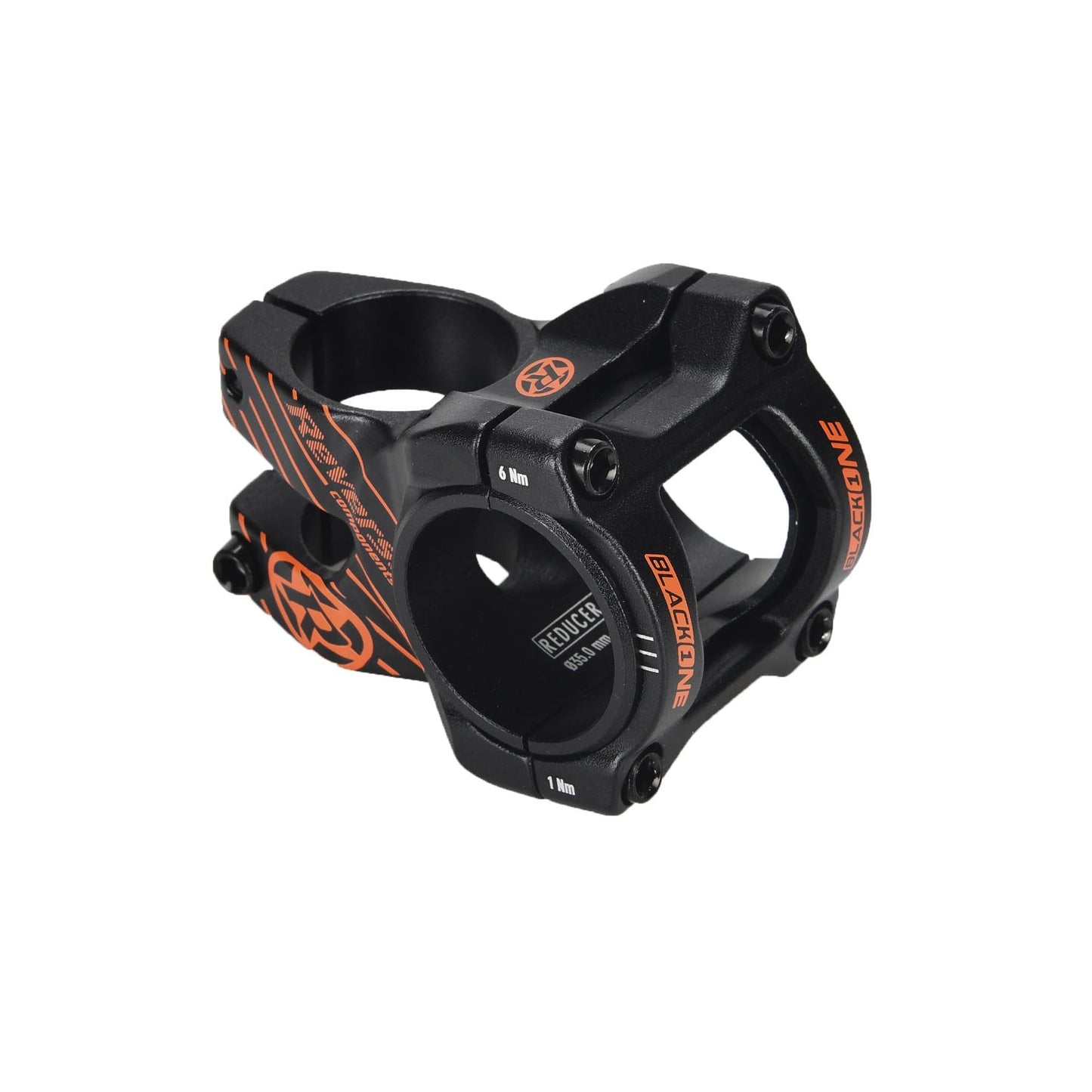 Potence REVERSE COMPONENTS BLACK ONE D-2 Noir/Orange