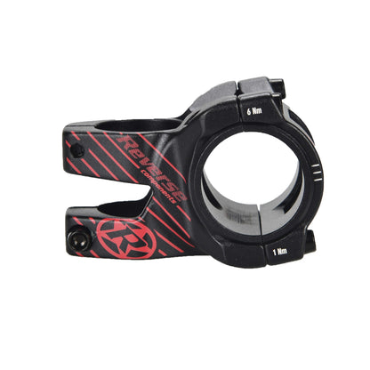 Vorbau REVERSE COMPONENTS BLACK ONE D-2 Schwarz/Rot