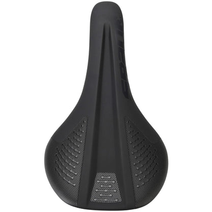 Sattel SPANK SPIKE 160 Leder Chromo-Streben Schwarz/Blau