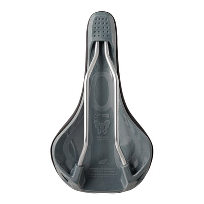 Sattel SPANK OOZY 220 144mm Schienen CrN/Ti Grau