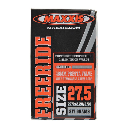 Schlauch MAXXIS FREERIDE 27,5x2,2/2,5 Presta 48mm Schwarz