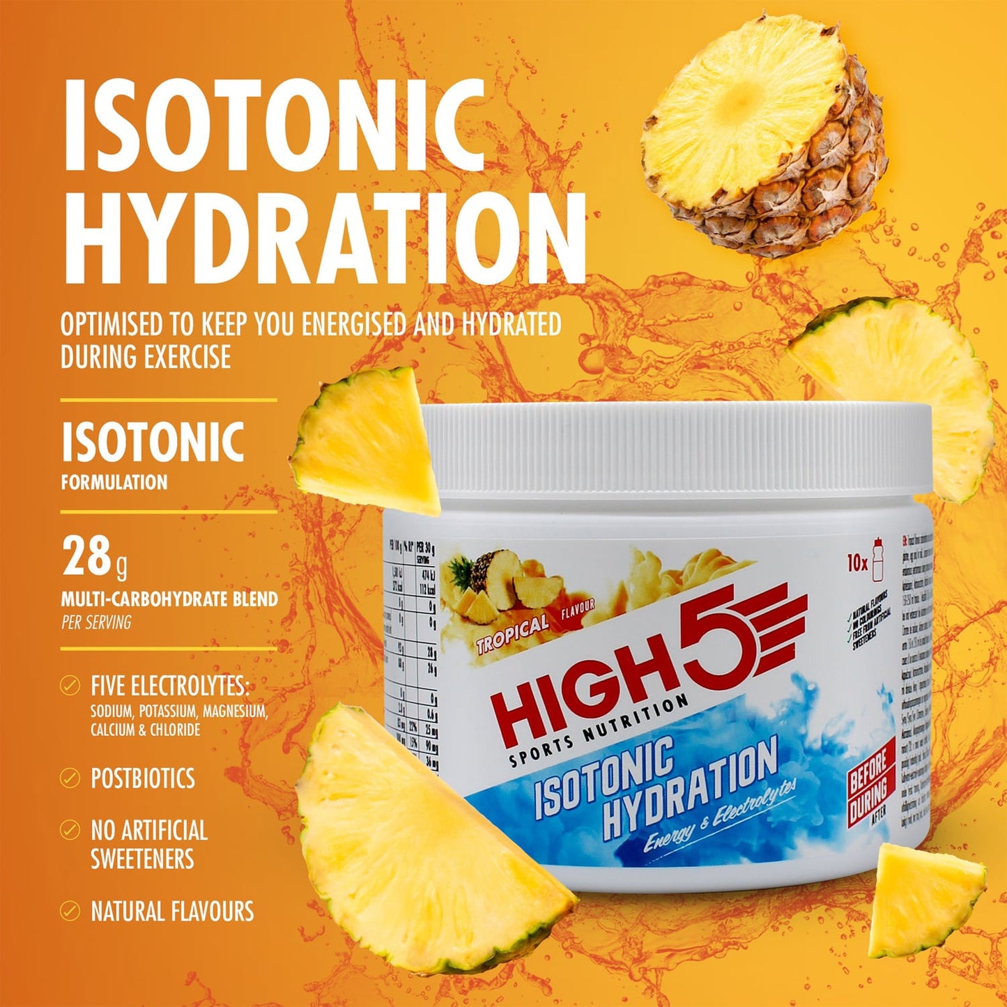 HIGH5 ISOTONIC Energie-Drink (300g) Tropical