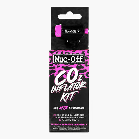 CO2-Schlagbolzen MUC-OFF MTB + CO2-Patronen mit Gewinde 25g (x2)