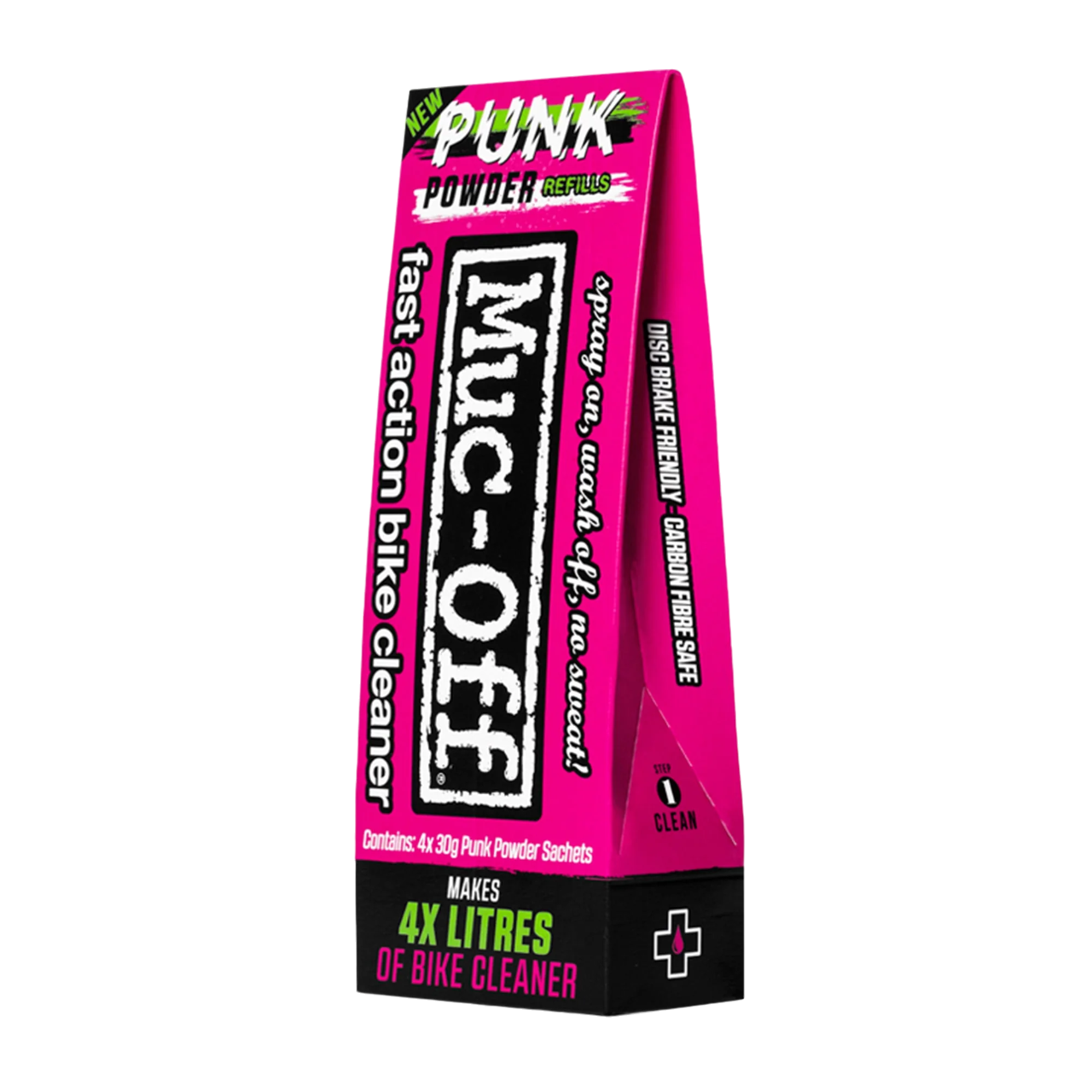 MUC-OFF PUNK POWDER Reinigungspuder zum Auflösen (4 Stick)