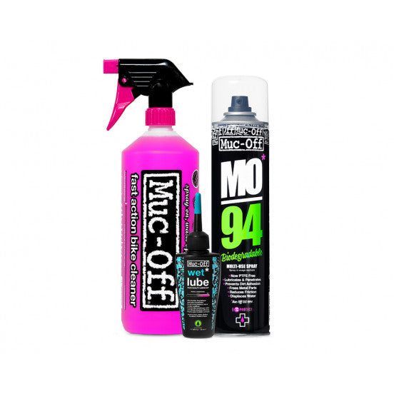 MUC-OFF CLEAN-PROTECT-LUBE Wet Pflegeset