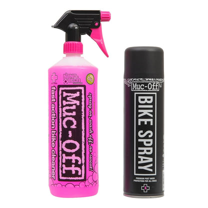 Pack Reiniger MUC-OFF Bike Cleaner (1 L) + Politur MUC-OFF BIKE PROTECT (500 ml)
