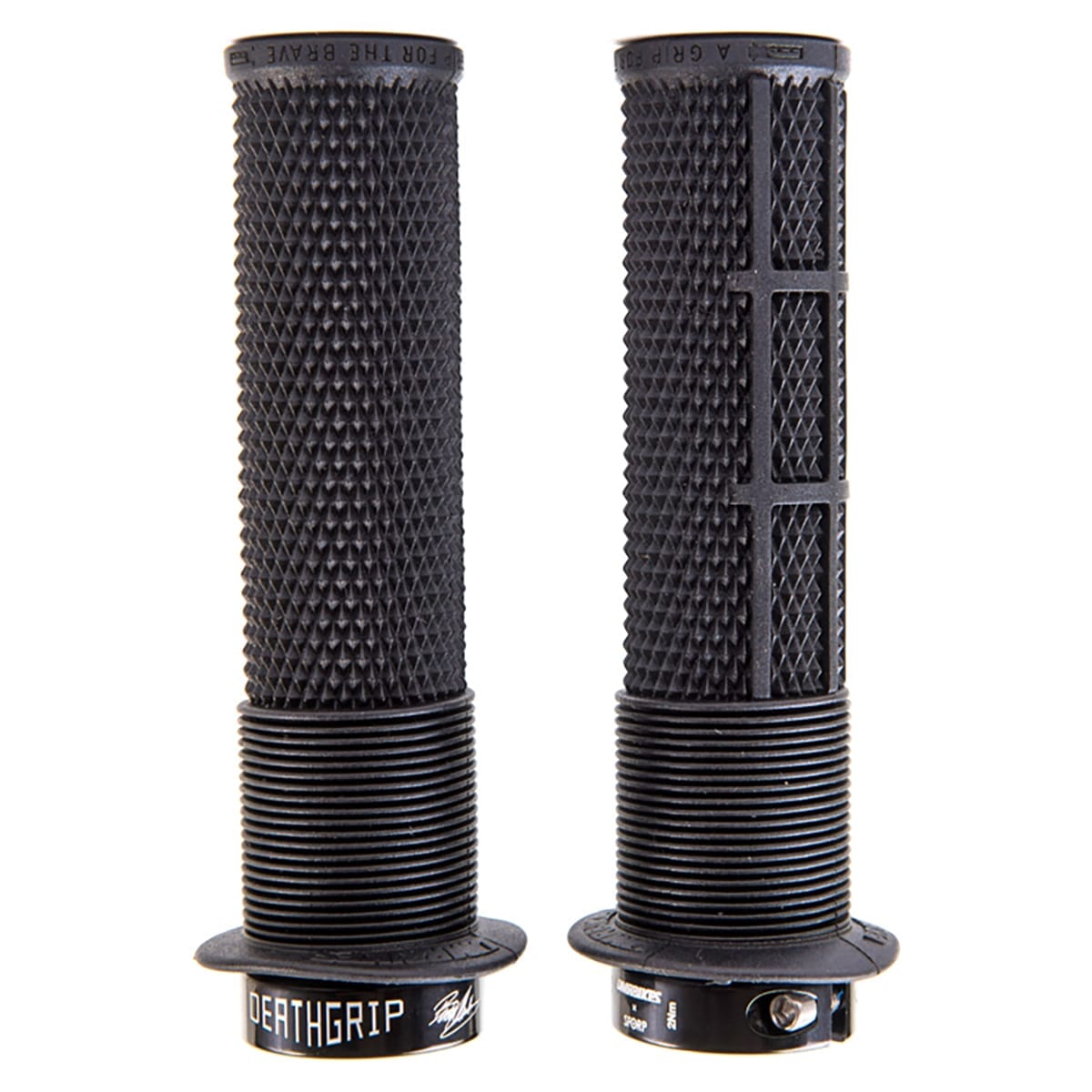 DMR DEATHGRIP Flange Large Lock-on Grips Schwarz