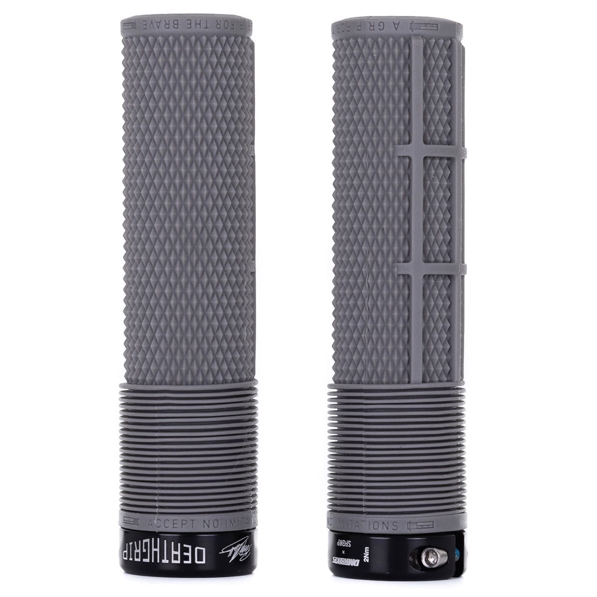 DMR DEATHGRIP Large Lock-on Grips Grau