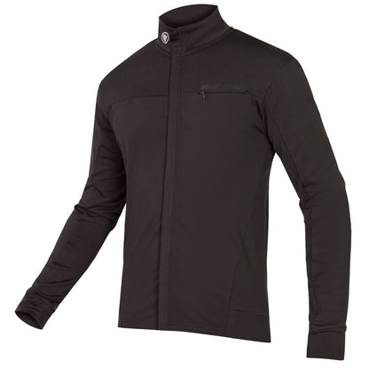Trikot ENDURA XTRACT ROUBAIX Langarm Schwarz