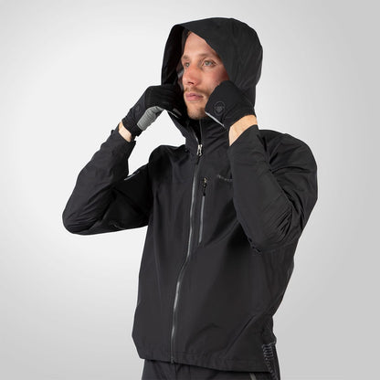 Kombination ENDURA SINGLETRACK WATERPROOF Schwarz