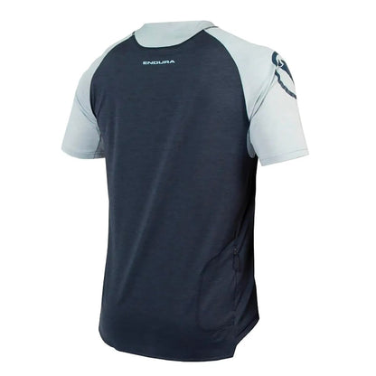 Trikot ENDURA SINGLETRACK Kurzarm Blau