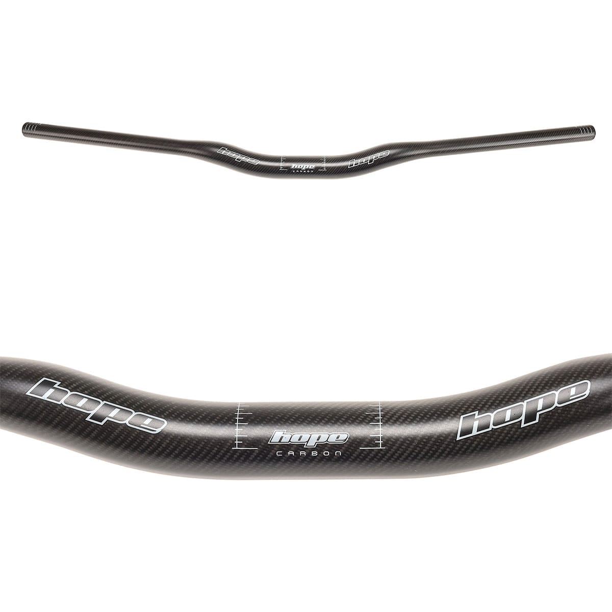 HOPE Carbon-Lenker mit 35 mm Rise, 800 mm, Schwarz