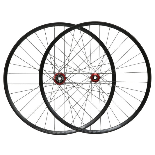 Paar HOPE FORTUS 26 W 29" PRO 5 15X110mm/12x148mm Boost Laufräder Rot
