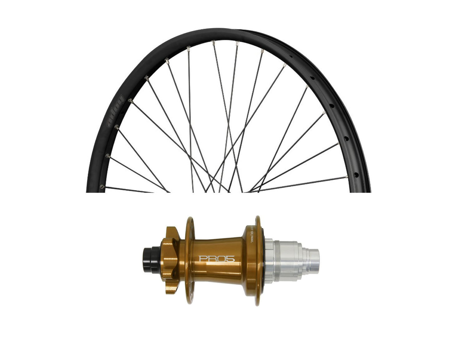 Paar HOPE FORTUS 30 W 29" PRO 5 Boost Sram XD 6 Loch Bronze Laufräder