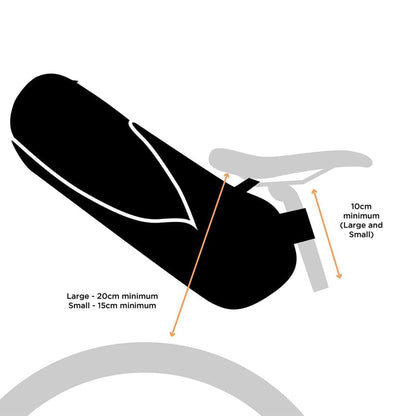 Satteltasche RESTRAP SADDLE BAG Schwarz + DRY BAG