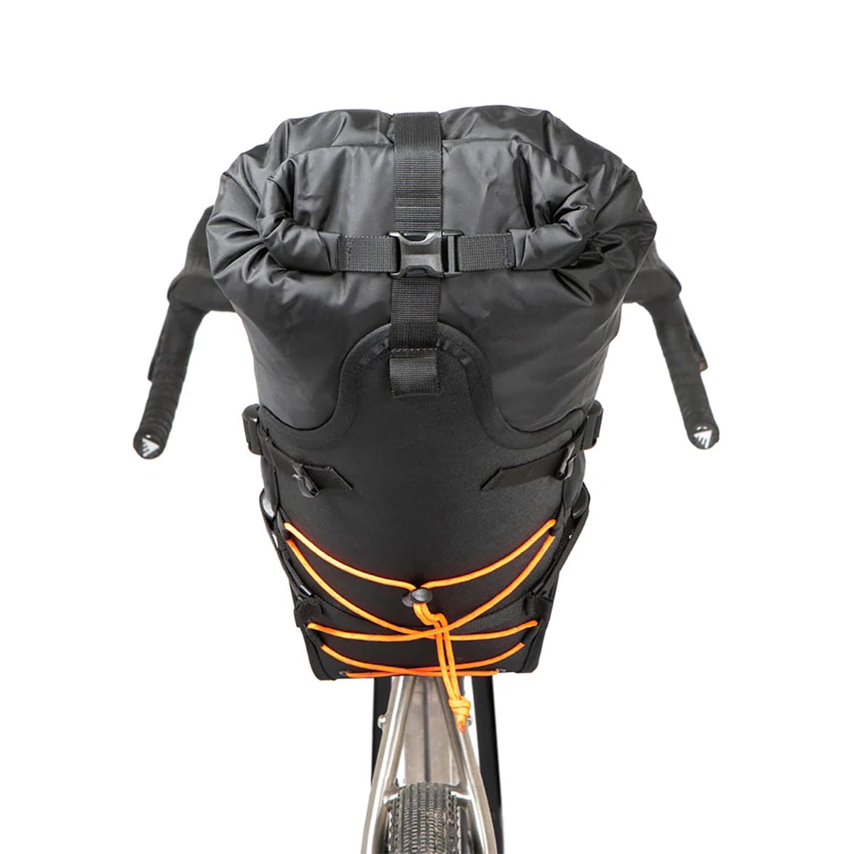 Satteltasche RESTRAP SADDLE BAG 18 L Orange + DRY BAG Schwarz