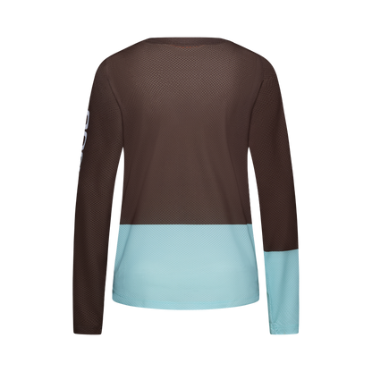 Trikot POC MOTION AIR Langarm Damen Bronze/Blau