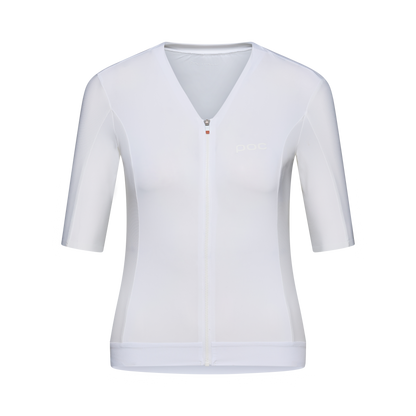 Trikot POC RACEDAY Damen Kurzarm Weiß