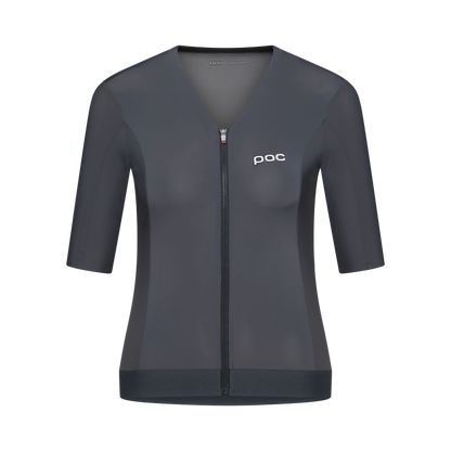 Trikot POC RACEDAY Damen Kurzarm Grau