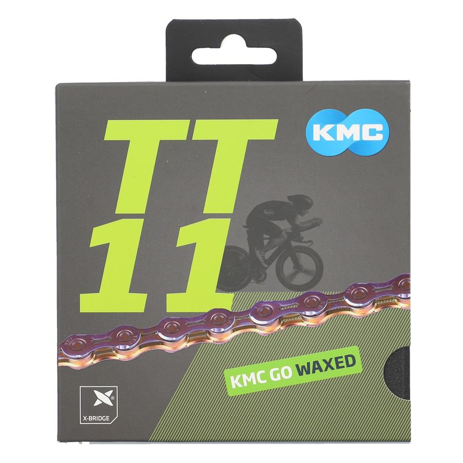 Kette 11V KMC TT11 Waxed Chrome Gewachst