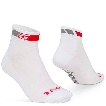 Kurze Socken GRIPGRAB LOW CUT Weiß