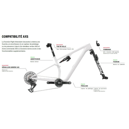 ROCKSHOX SIDLUXE ULTIMATE FLIGHT ATTENDANT Trunnion-Dämpfer für Scott Spark ST 2022+/RC 2024+