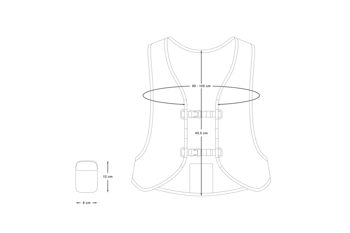 APIDURA PACKABLE VISIBILITY VEST Sichtbarkeitsweste