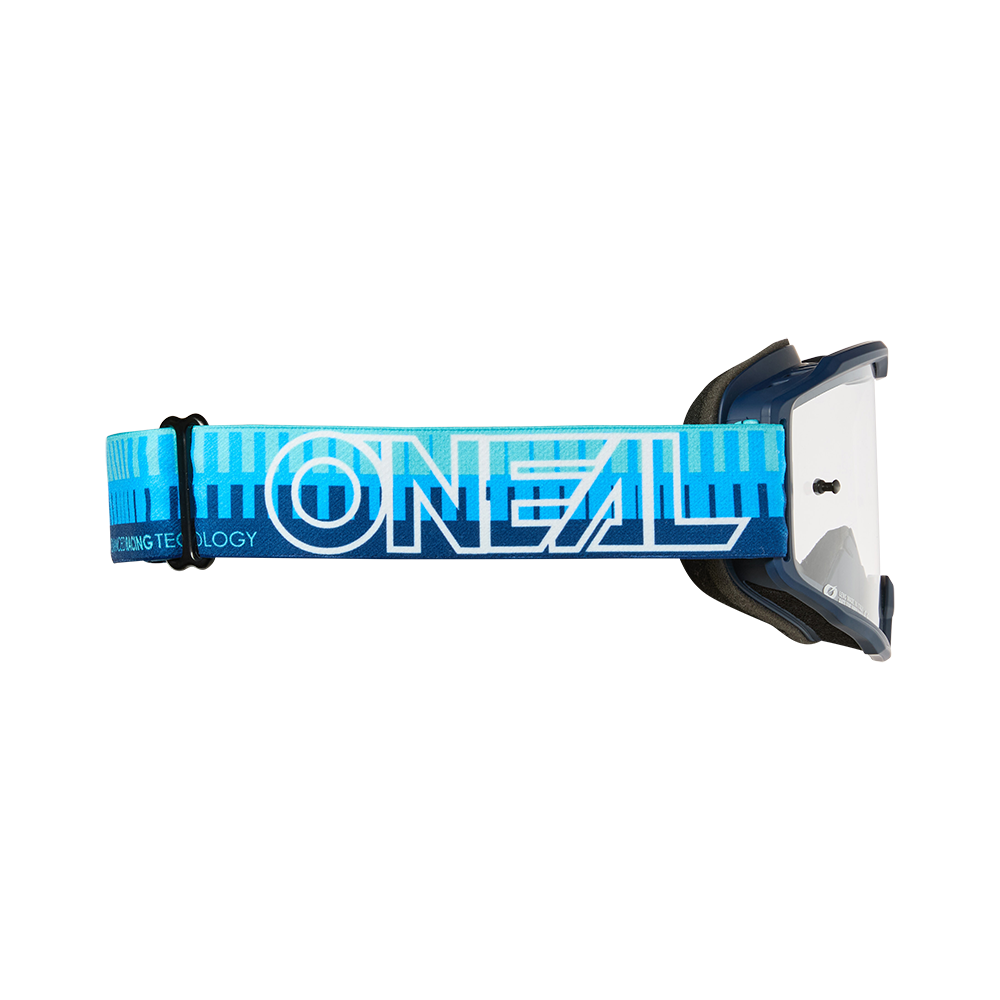 O'NEAL B-10 STRIPED Maske Blau Klarer Schirm