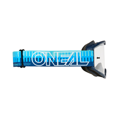 Maske O'NEAL B-10 STRIPED Blau Klares Visier