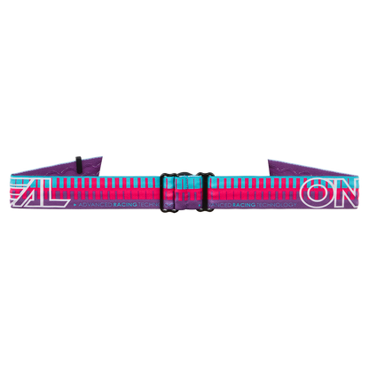 O'NEAL B-10 STRIPED Maske Rosa/Violett Klarsichtscheibe