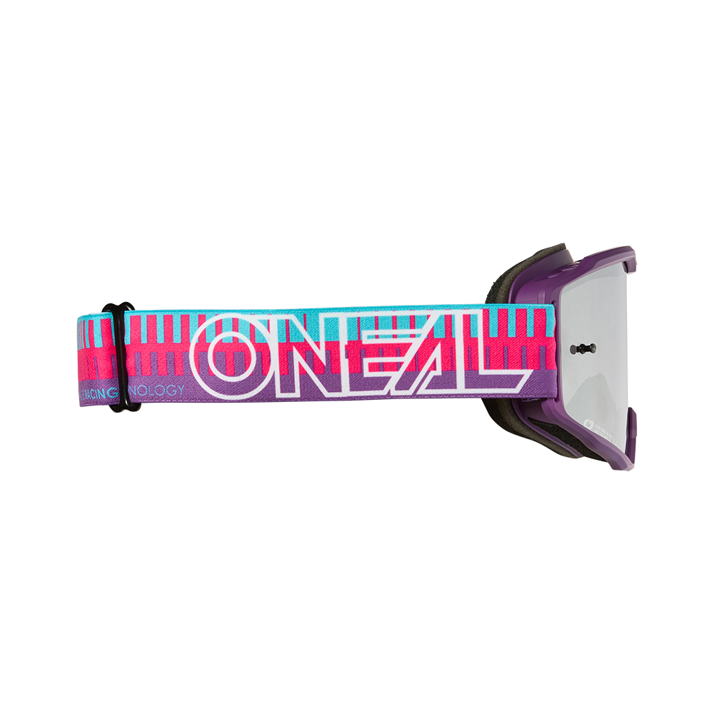 O'NEAL B-10 STRIPED Maske Pink/Violett Silver Mirror Schirm