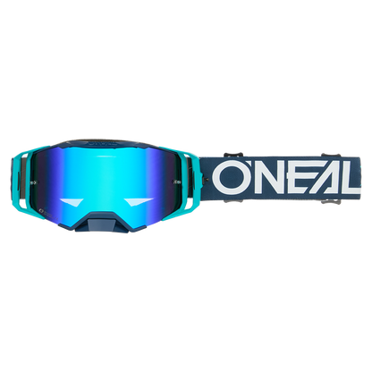 O'NEAL B-33 HEXA Brille Blau mit blau verspiegelter Scheibe